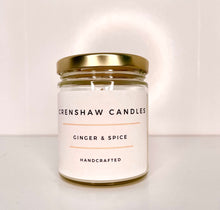 Load image into Gallery viewer, Ginger and Spice Soy Candle.