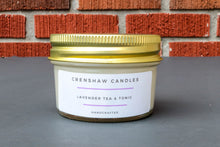 Load image into Gallery viewer, Lavender Tea and Tonic Soy Candle - Gift For Him - Gift For Her - Relaxing Soy Candle