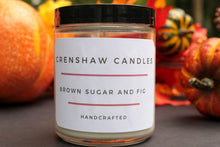 Load image into Gallery viewer, Brown Sugar and Fig Candle 8oz Jar | Gift for Him | Gift for Her | Housewarming Gift.