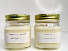 Load image into Gallery viewer, Cedarwood and Vanilla Soy Candle
