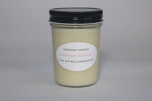 Strawberry Shortcake handcrafted Soy Candle.