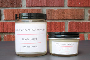 Black Love Soy Candle.