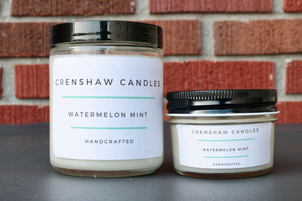 Watermelon Mint Soy Candle.