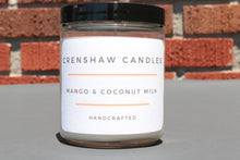 Load image into Gallery viewer, Mango &amp; Coconut Milk Soy Candle.
