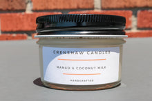 Load image into Gallery viewer, Mango &amp; Coconut Milk Soy Candle.
