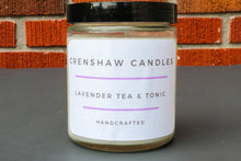 Load image into Gallery viewer, Lavender Tea and Tonic Soy Candle - Gift For Him - Gift For Her - Relaxing Soy Candle
