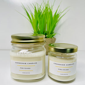 Pina Colada Soy Candle 4oz-8oz