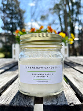 Load image into Gallery viewer, Rosemary Sage &amp; Citronella Soy Candle
